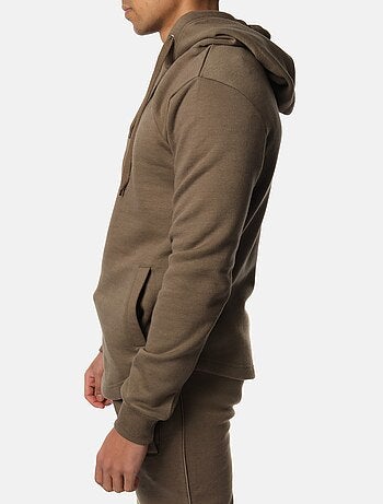 Sweat à capuche uni