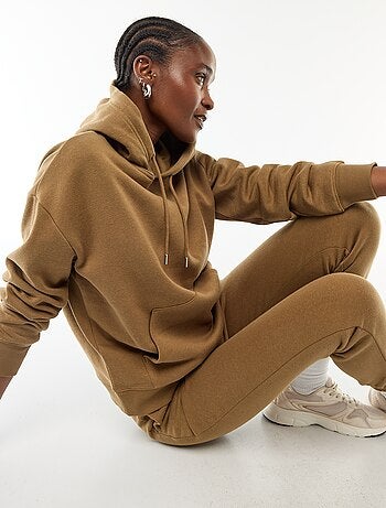 Sweat à capuche uni