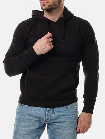 Sweat à capuche uni
