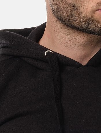 Sweat à capuche uni