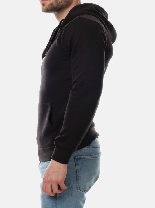 Sweat à capuche uni - Kiabi