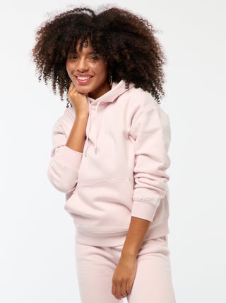 Sweat à capuche uni