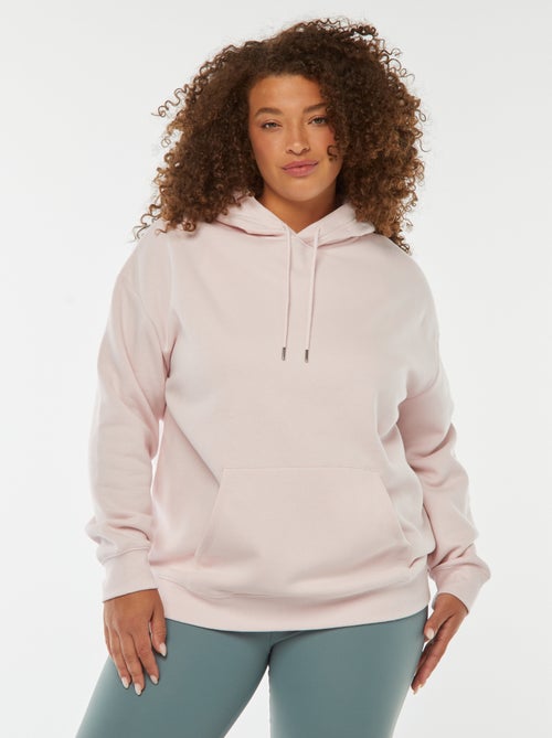 Sweat à capuche uni - Kiabi