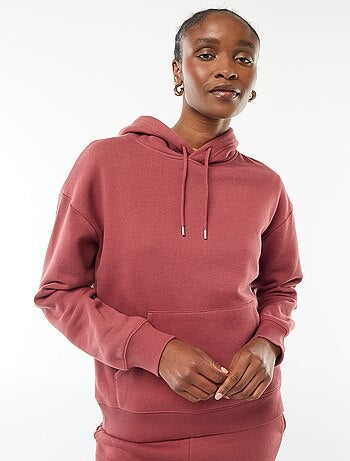 Sweat à capuche uni