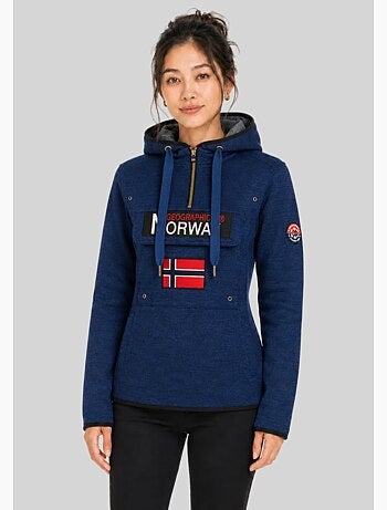 Sweat à capuche upclassica – geographical norway