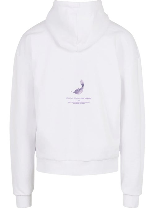 Sweat à capuche upscale vive la liberte - mister tee - Kiabi