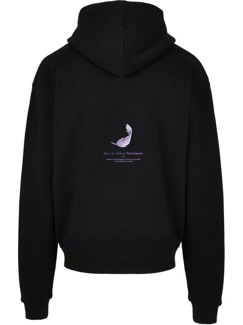 Sweat à capuche upscale vive la liberte - mister tee - Kiabi