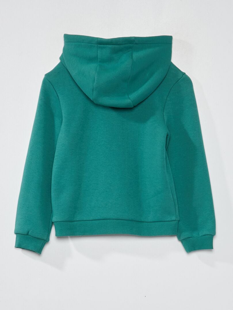 Sweat doux à capuche - vert d'eau - Kiabi - 12.00€