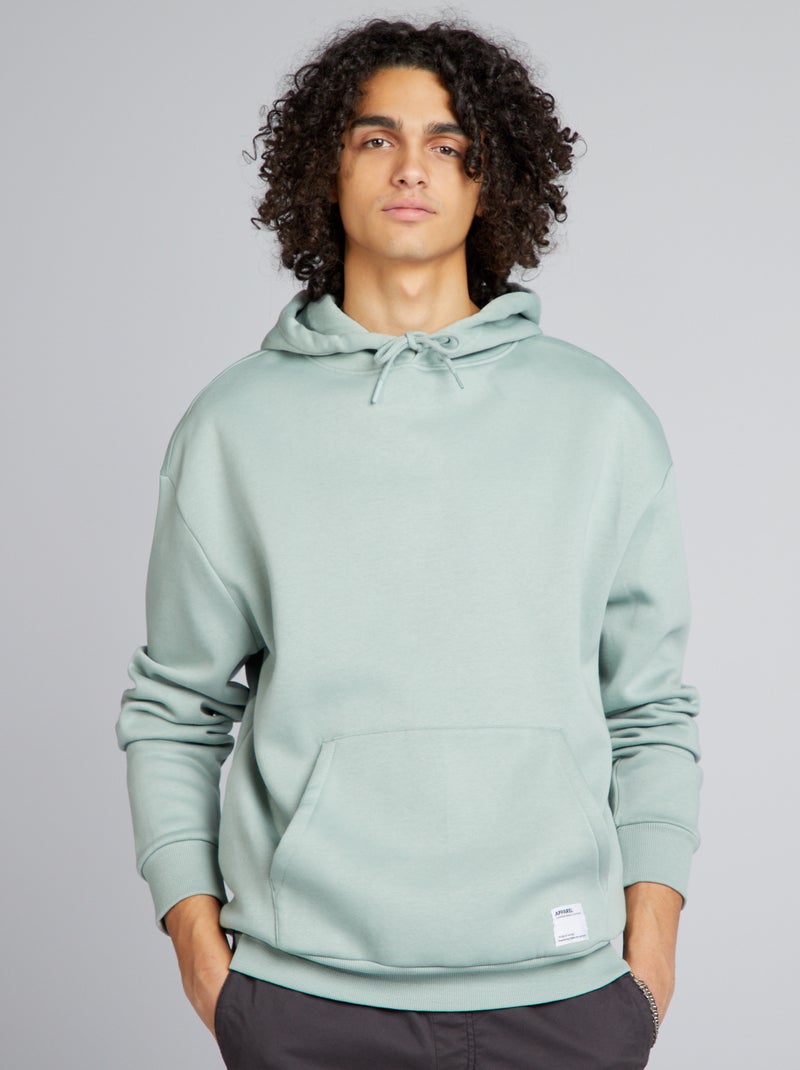 Sweat à capuche Vert clair - Kiabi