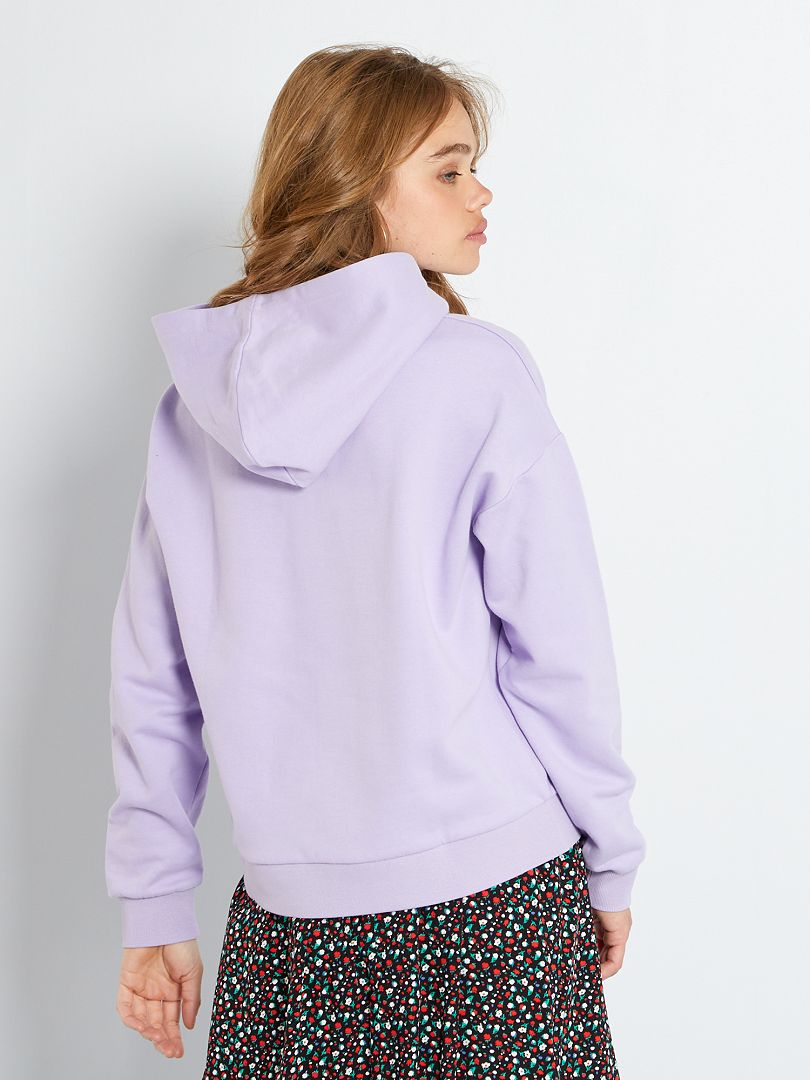 sweat asics fille violet