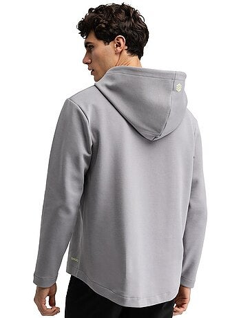 Sweat à capuche vtt homme cyclisme homme mtb slack gray