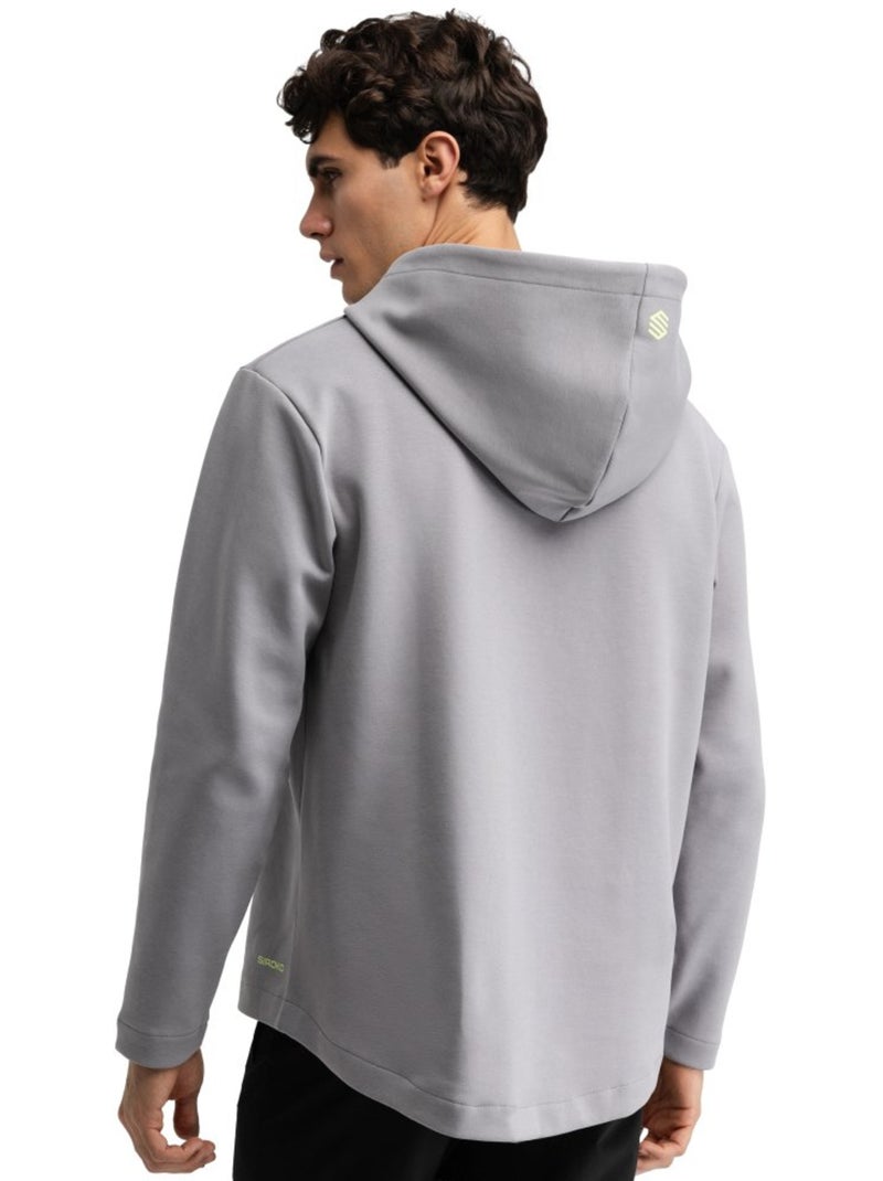 Sweat à capuche vtt homme cyclisme homme mtb slack gray Blanc Gris - Kiabi