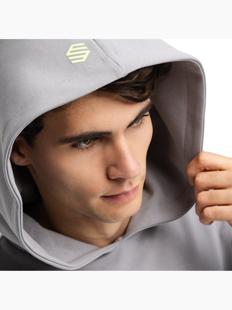 Sweat à capuche vtt homme cyclisme homme mtb slack gray Blanc Gris - Kiabi