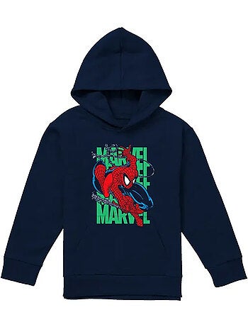 Sweat à capuche wall crawling - homme araignée (spider-man)