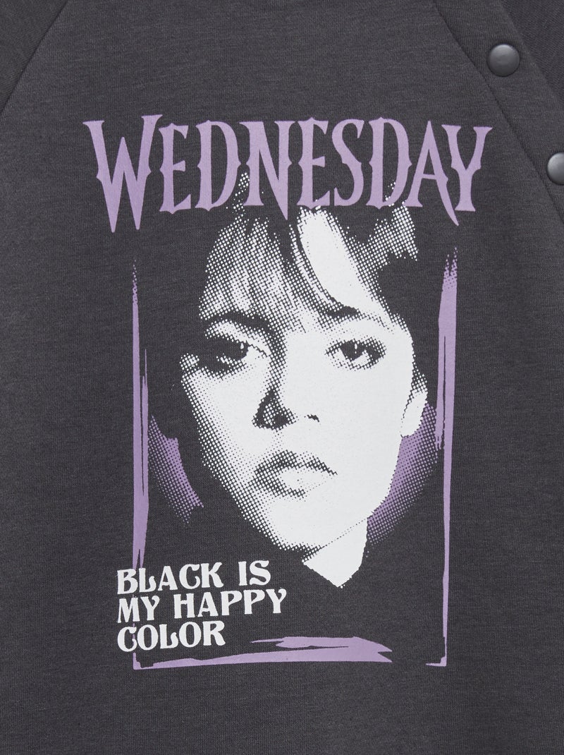 Sweat à capuche 'Wednesday' - collection facile à enfiler Noir - Kiabi