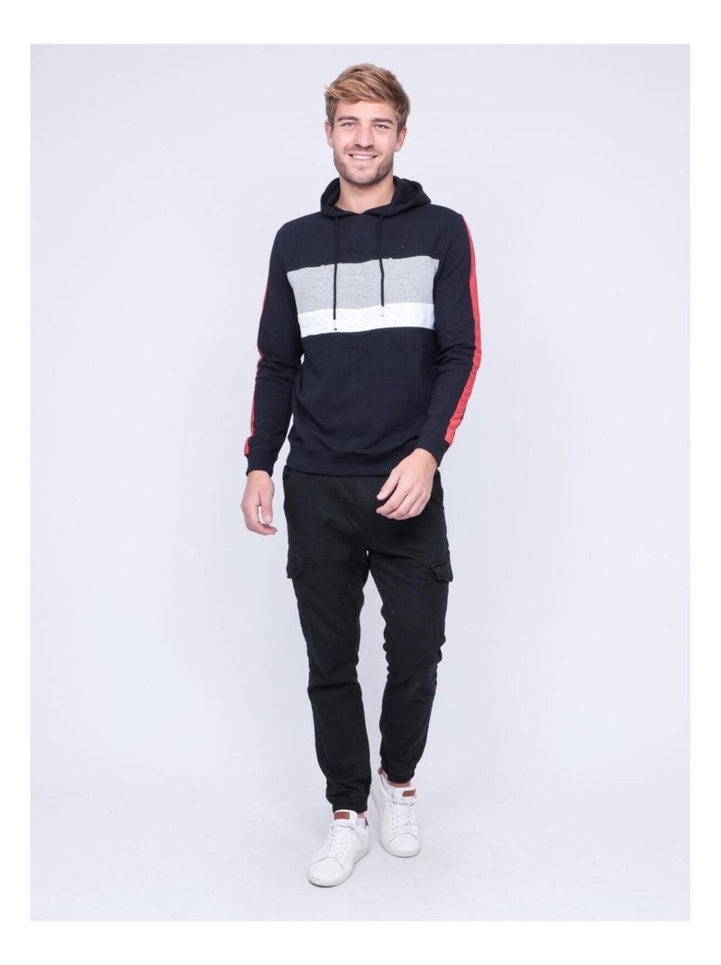 Sweat à capuche WEMILIE Bleu marine - Kiabi