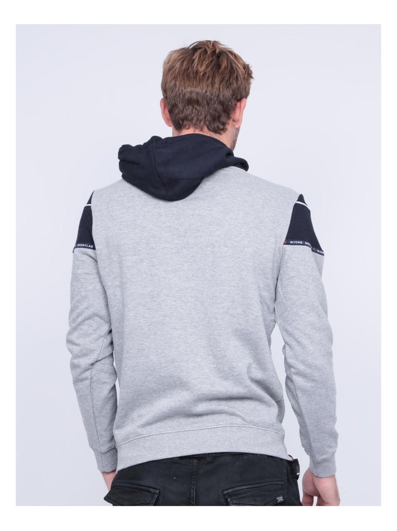 Sweat à capuche WEMOTO Bleu marine - Kiabi