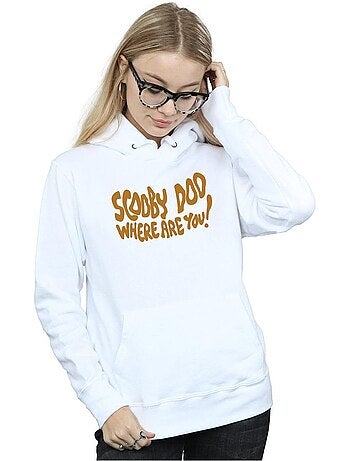 Sweat à capuche where are you - scooby-doo