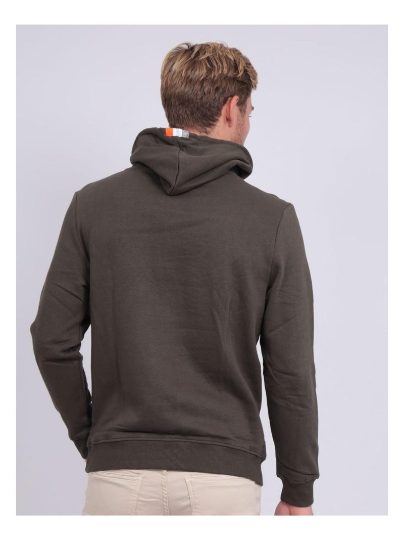 Sweat à capuche WODESTO Kaki - Kiabi
