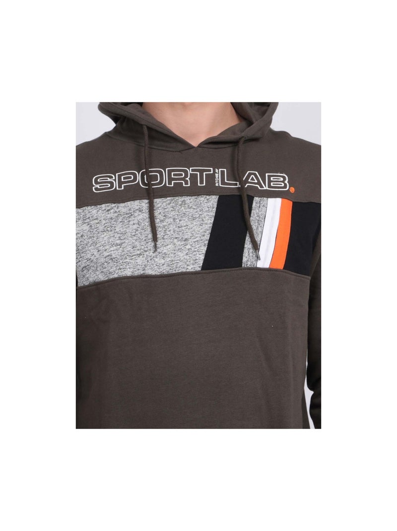 Sweat à capuche WODESTO Kaki - Kiabi