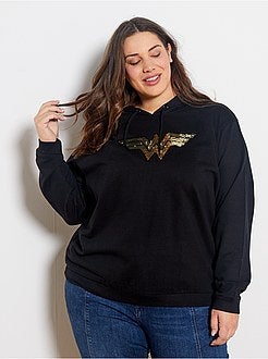 Sweat à capuche 'Wonder Woman' - Kiabi