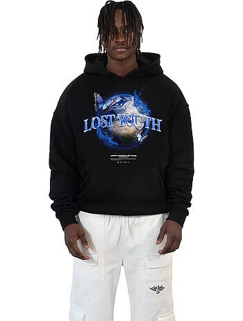 Sweat à capuche world - lost youth