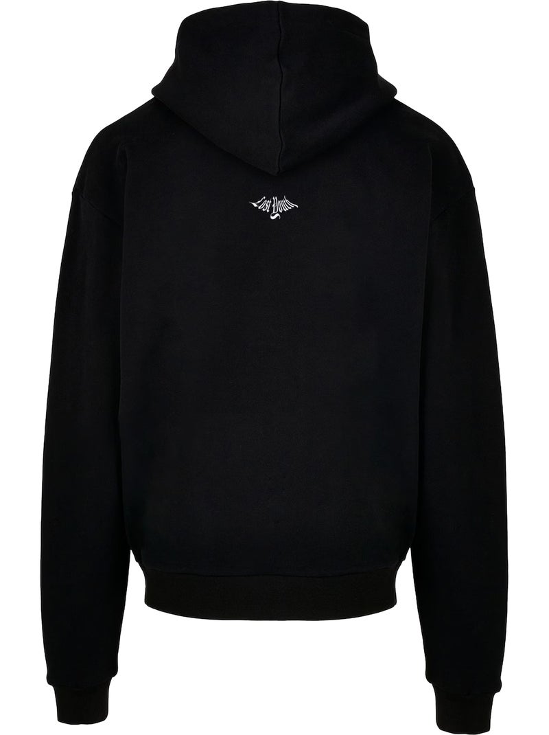 Sweat à capuche world - lost youth Noir - Kiabi