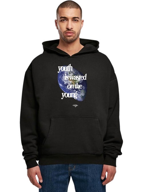 Sweat à capuche world v.1 - lost youth - Kiabi
