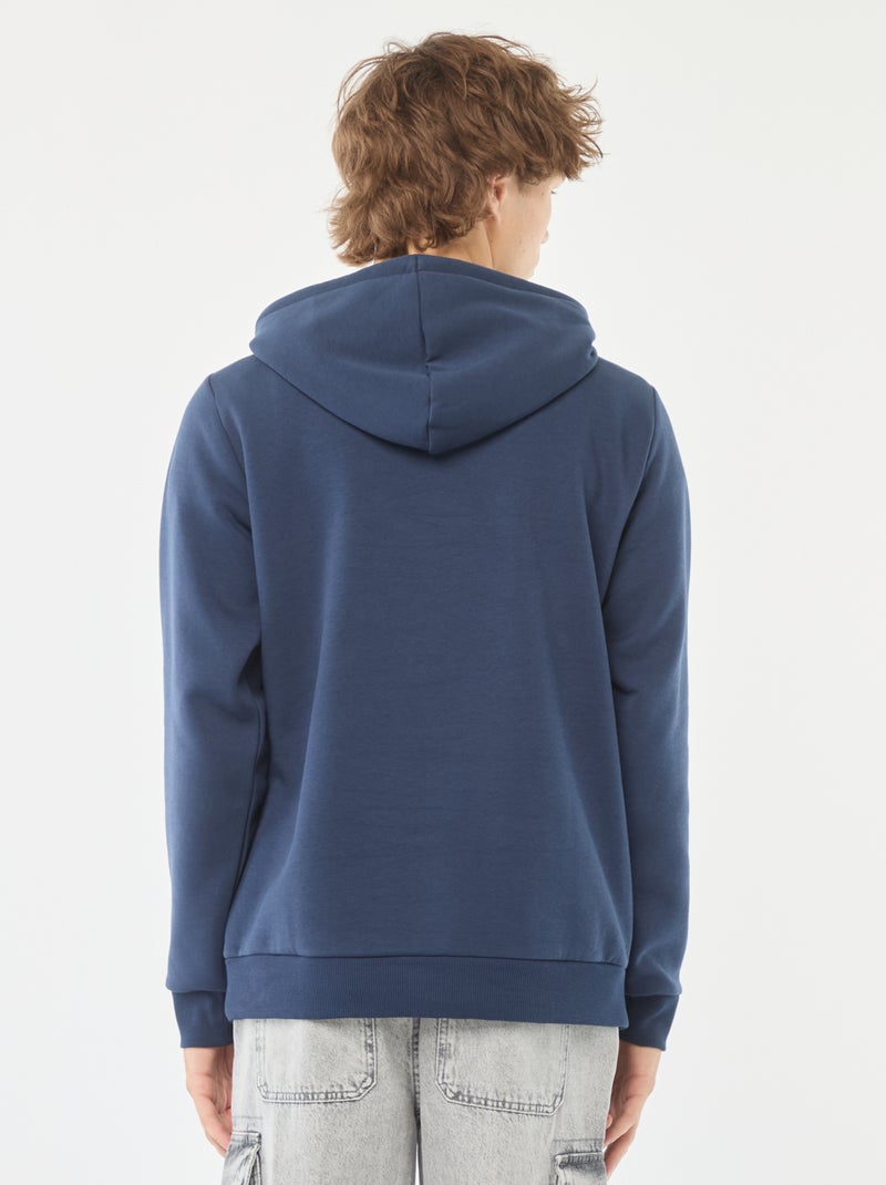 Sweat à capuche 'Yale' Bleu - Kiabi