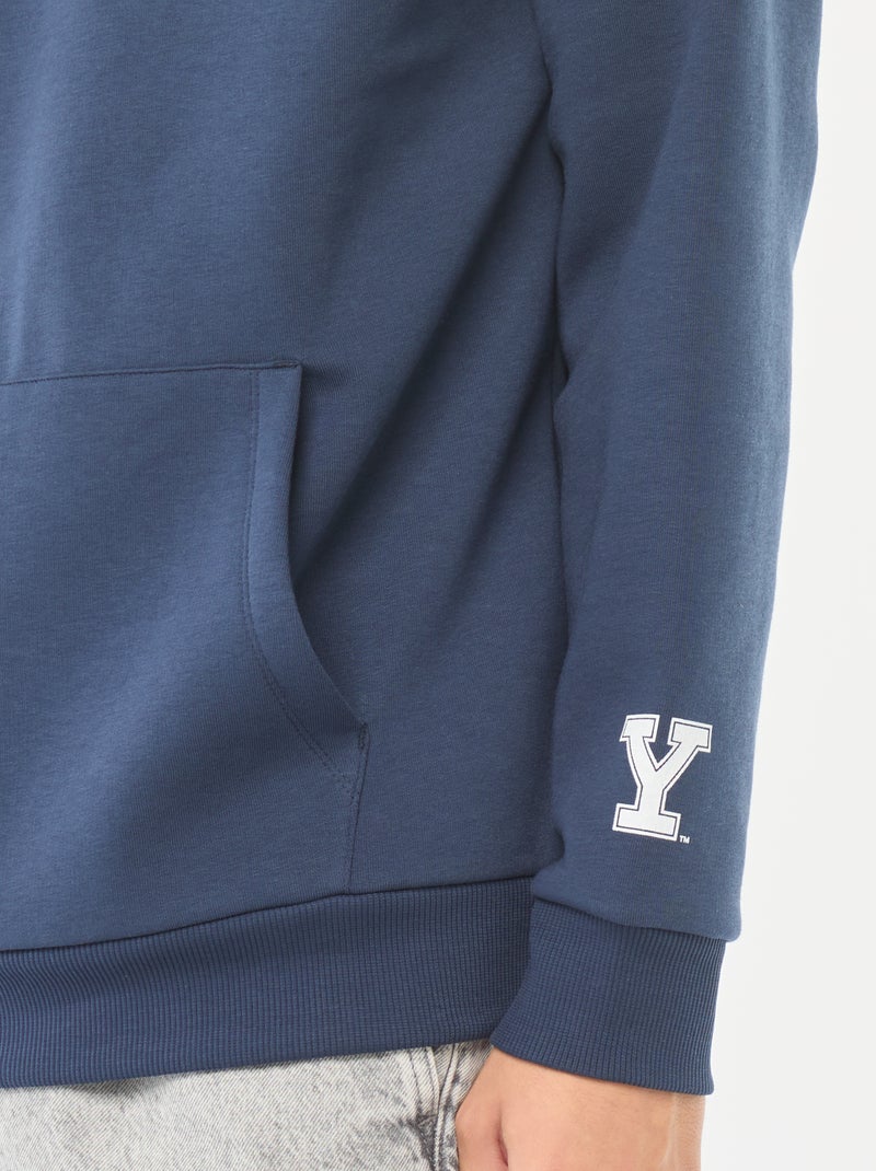 Sweat à capuche 'Yale' Bleu - Kiabi
