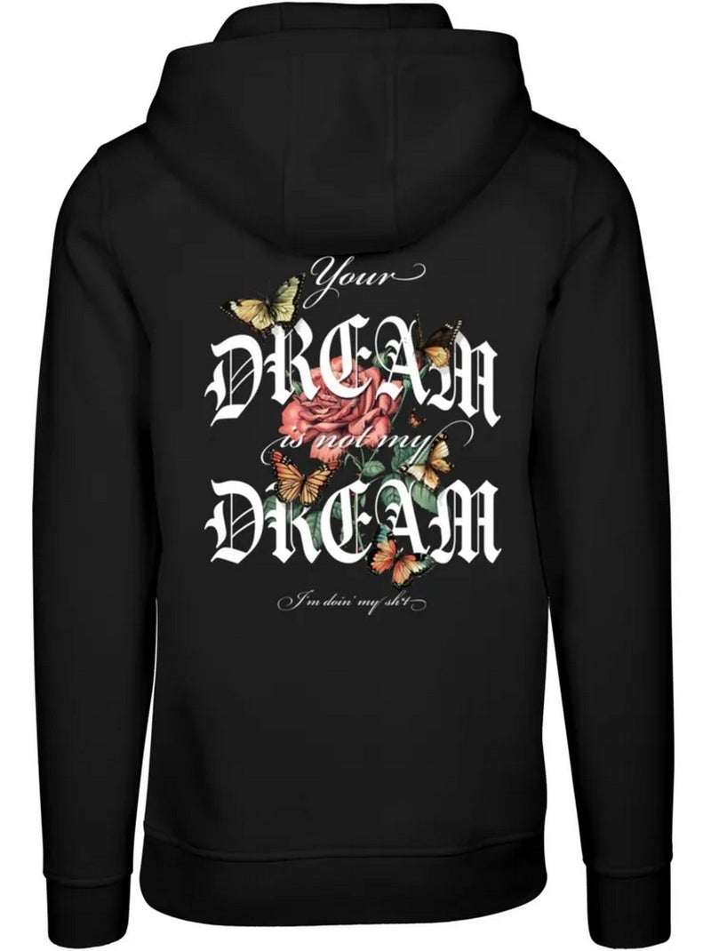 Sweat à capuche your dream is not my dream - mister tee Noir - Kiabi