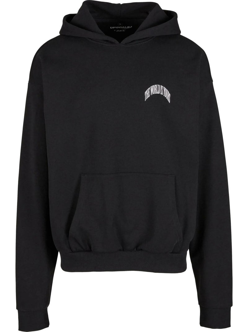 Sweat à capuche your world - mister tee Noir - Kiabi