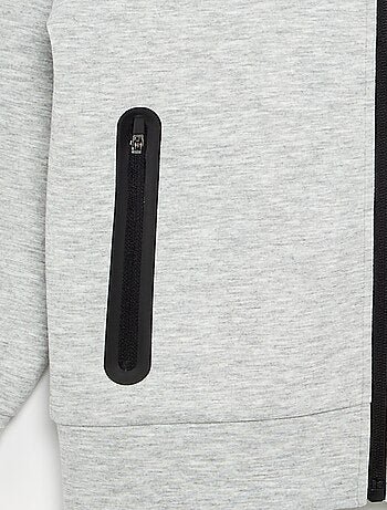 Sweat à capuche zippé avec 2 poches zippées