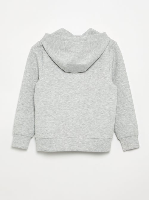 Sweat à capuche zippé avec 2 poches zippées - Kiabi Sweat à capuche zippé avec 2 poches zippées - Kiabi