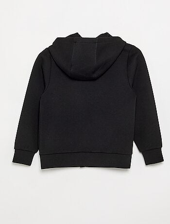 Sweat à capuche zippé avec 2 poches zippées