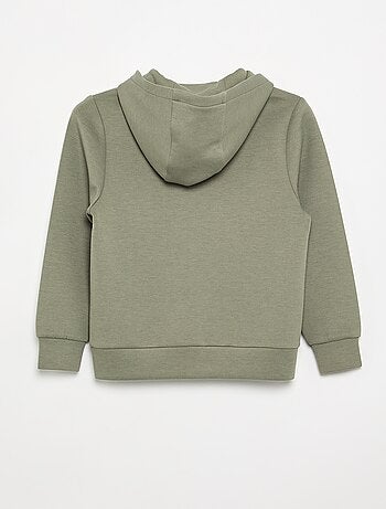 Sweat à capuche zippé avec 2 poches zippées
