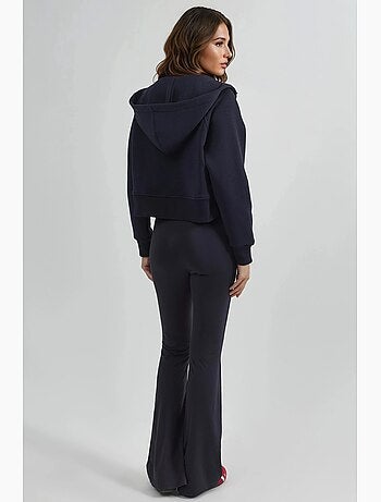 Sweat à capuche zippé coupe décontractée hiccup