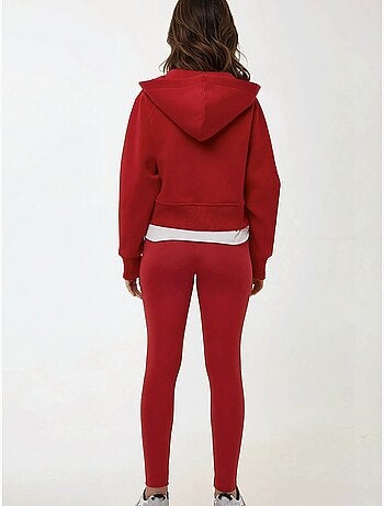 Sweat à capuche zippé coupe décontractée hiccup