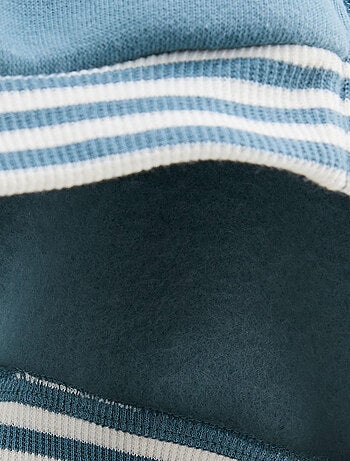 Sweat à capuche zippé enfant en molleton Tao