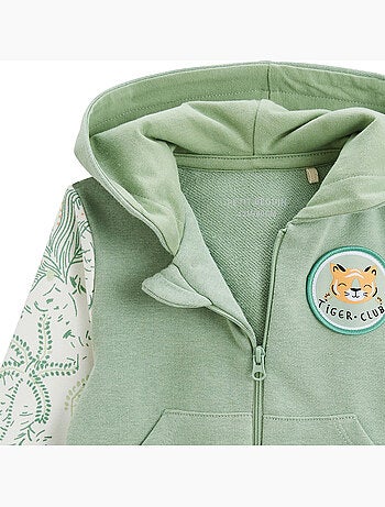Sweat à capuche zippé enfant Kanha