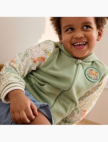 Sweat à capuche zippé enfant Kanha