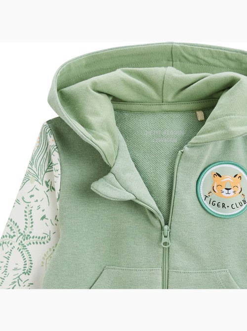 Sweat à capuche zippé enfant Kanha - Kiabi