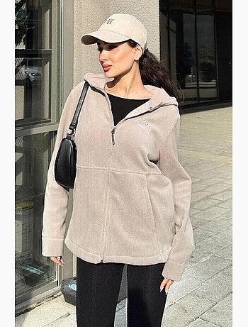 Sweat à capuche zippé femme tommy