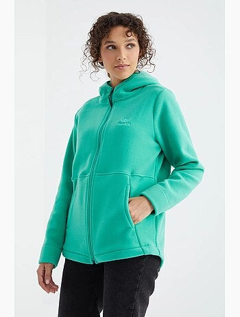 Sweat à capuche zippé femme tommy