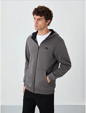 Sweat à capuche zippé homme tommy