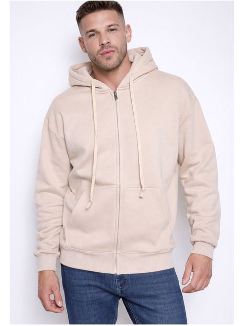 Sweat à capuche zippé Kebello - Kiabi