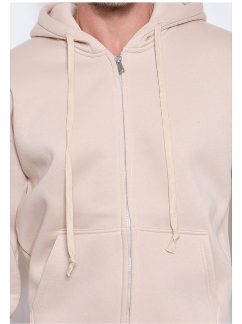 Sweat à capuche zippé Kebello - Kiabi