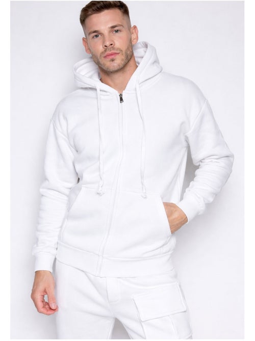 Sweat à capuche zippé Kebello - Kiabi