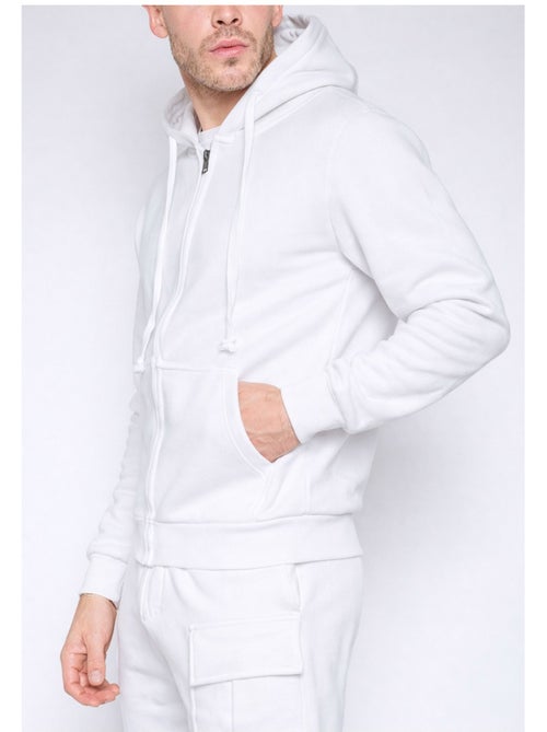 Sweat à capuche zippé Kebello - Kiabi