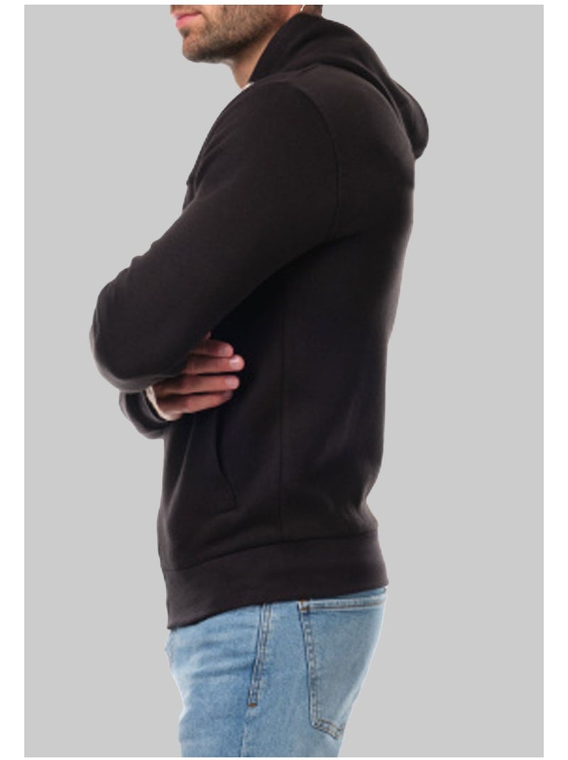 Sweat à capuche zippé Kebello Noir Noir - Kiabi